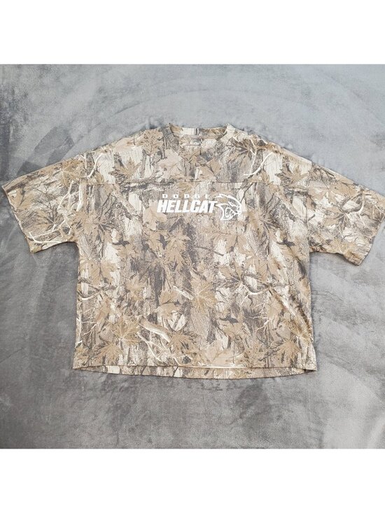 Hollister Other - Dodge Hellcat Camo T-Shirt Hollister Heavyweight Baggy Crop Fit XL Grunge Punk